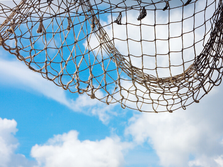 Fischernetz mit Himmel 1